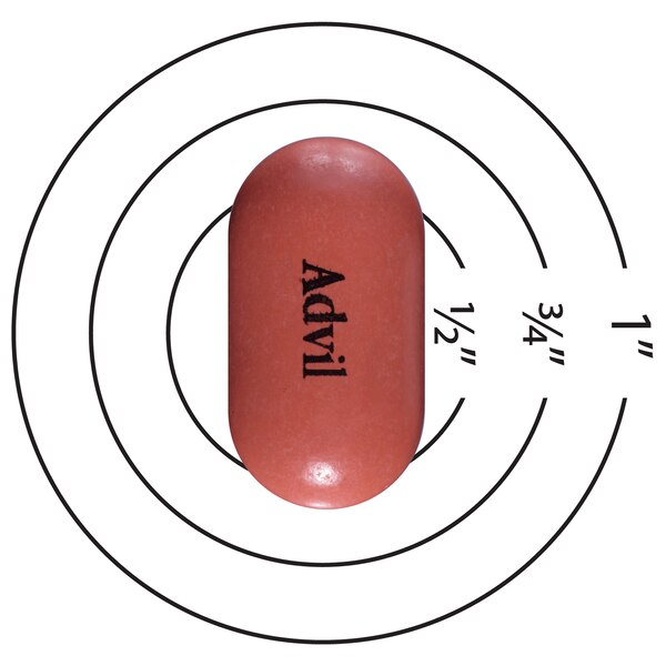 Advil Pain Reliever/Fever Reducer 200 MG Ibuprofen Caplets, 100 CT