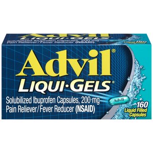 Advil Liqui-Gels 200 MG Ibuprofen Capsules, 160 CT, 40 CT, 20 CT, 80 CT, 200 CT