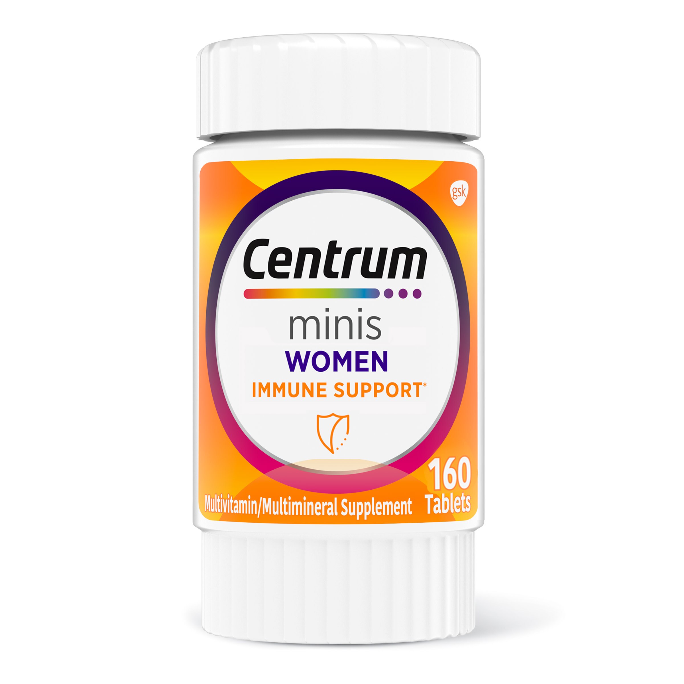 Centrum Minis Women Immune Support Tablets, Complete Multivitamin for Women, 160 CT
