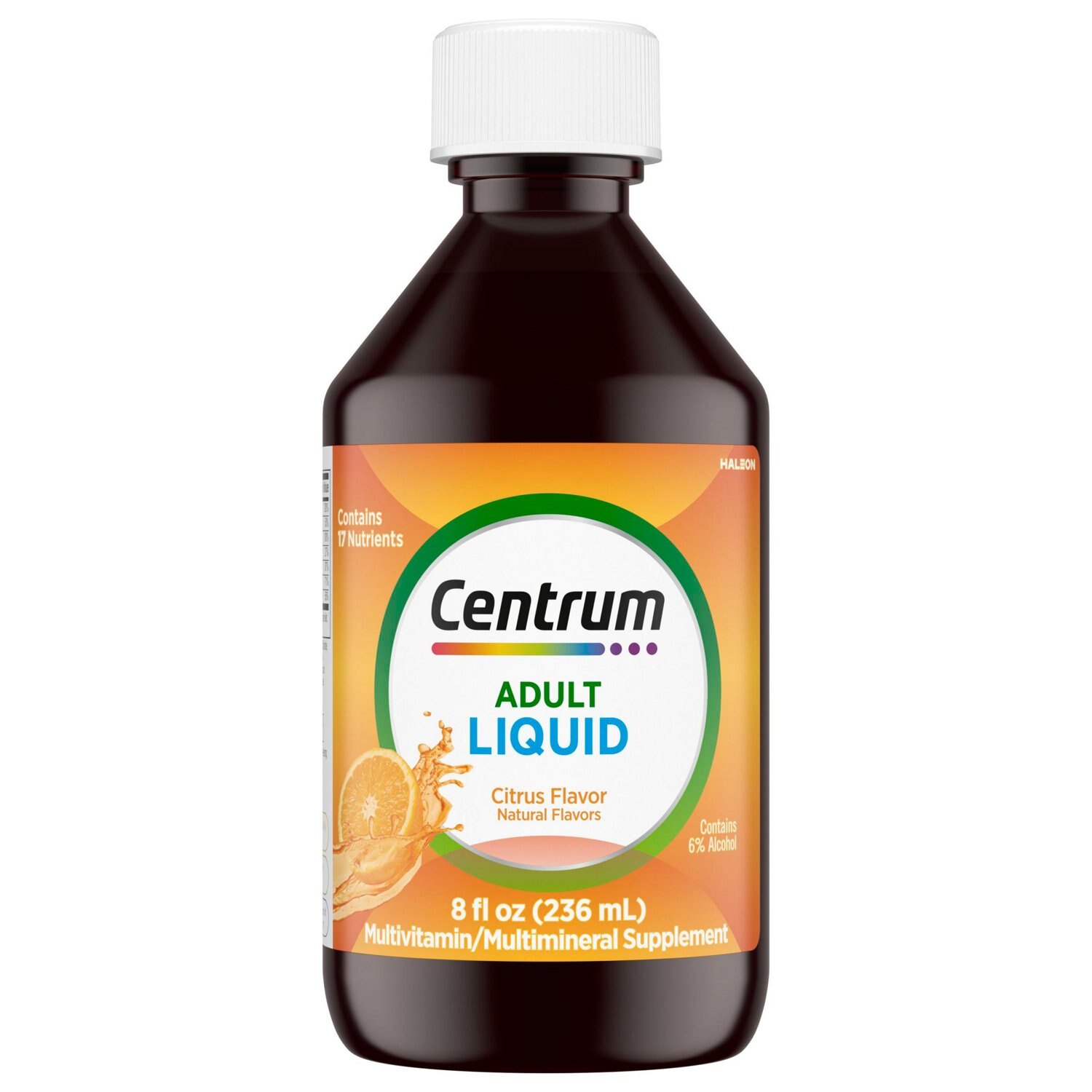Centrum Liquid Multivitamin for Adults, Citrus Flavor, 8 OZ