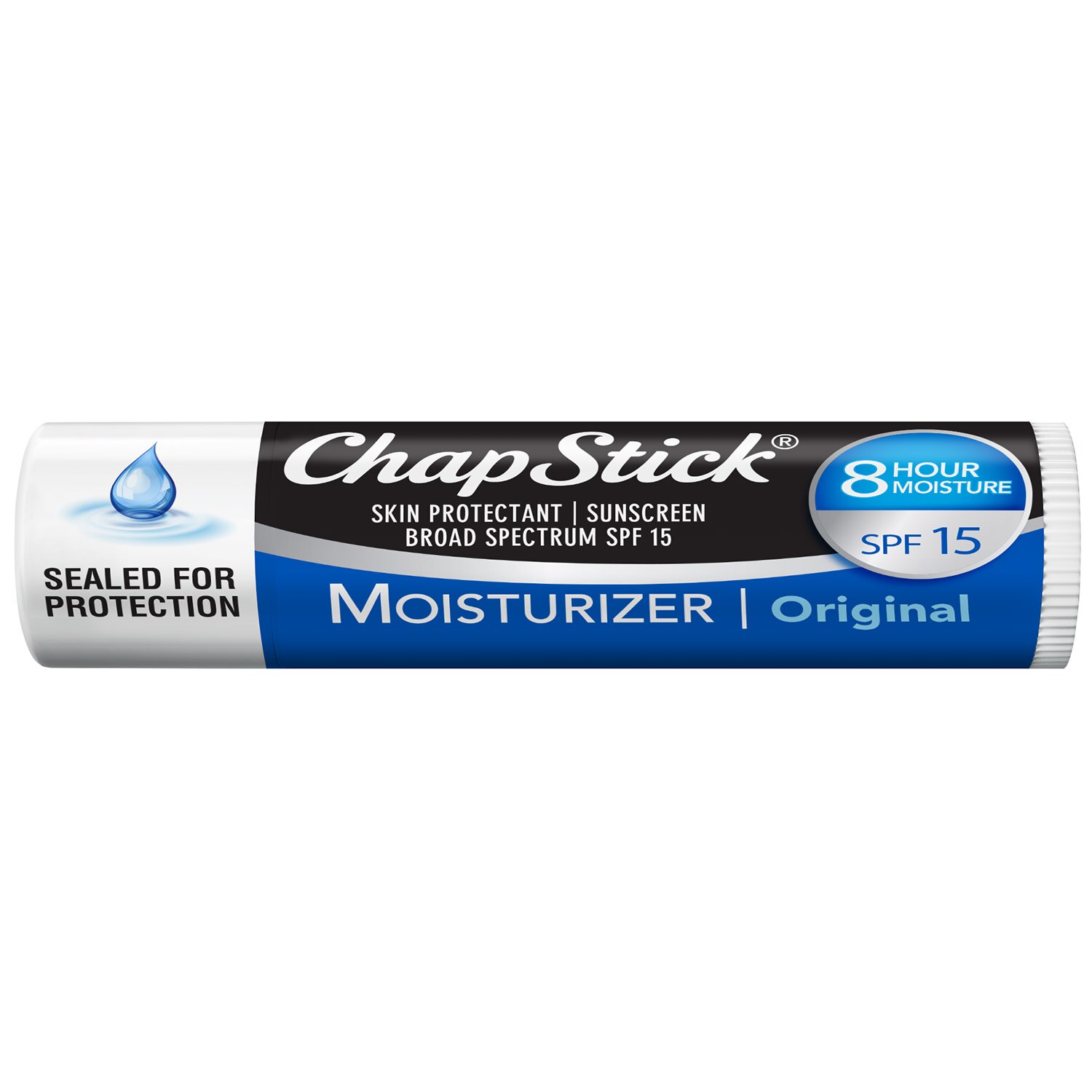 ChapStick Lip Moisturizer and Skin Protectant Orginal Flavor Lip Balm Tube, .15 OZ