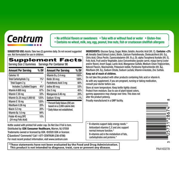 Centrum Adult Multigummies