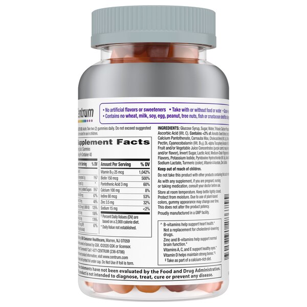 Centrum MultiGummies for Women 50+, 80CT