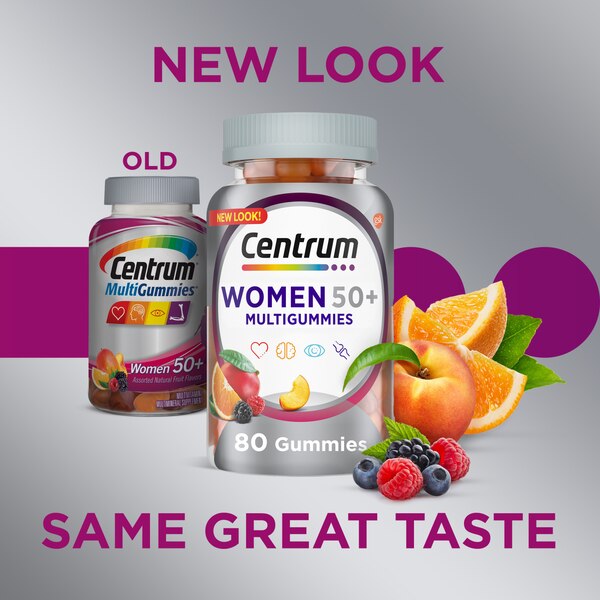 Centrum MultiGummies for Women 50+, 80CT