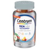 Centrum MultiGummies Men 50+ Natural Fruit Flavor, 90 CT, thumbnail image 1 of 9