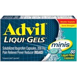 Advil Pain Reliever and Fever Reducer Liqui-Gel Minis, 80 CT, thumbnail image