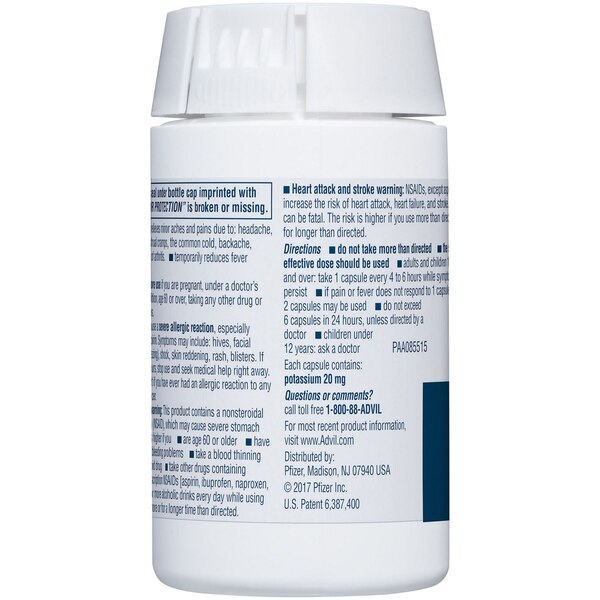 Advil Pain Reliever and Fever Reducer Liqui-Gel Minis, 80 CT