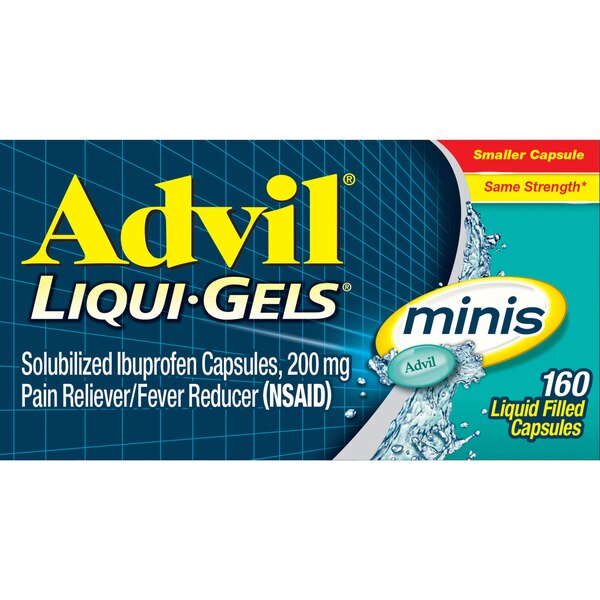 Advil Liqui-Gels Minis 200 MG Ibuprofen Capsules