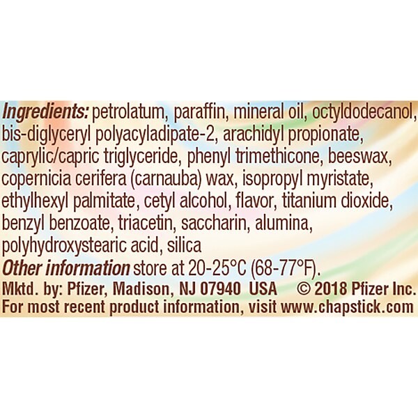 ChapStick, 0.15 Ounce, Lip Balm Tube, Skin Protectant, Lip Care,  Refill - 12 Sticks