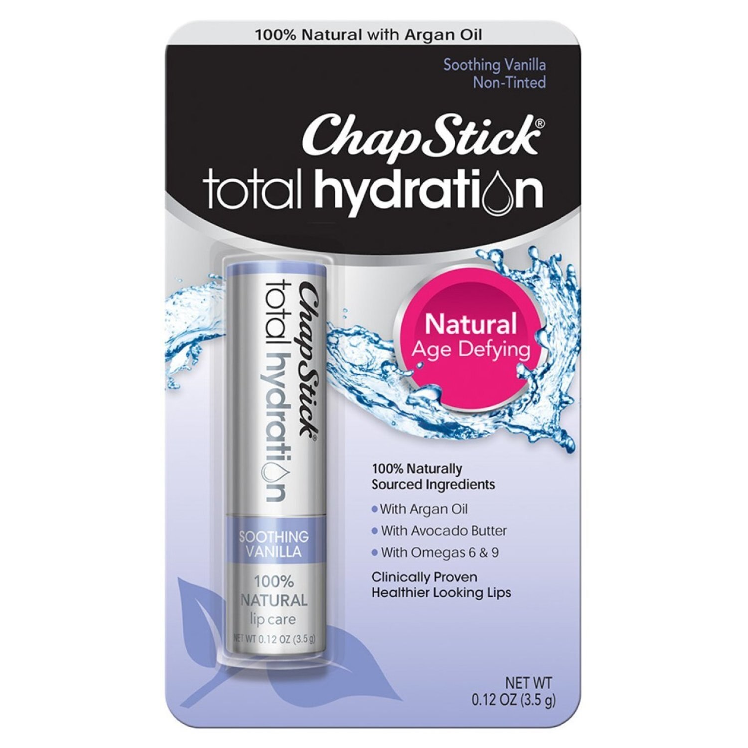 ChapStick, Total Hydration, Natural Age Defying Lip Care