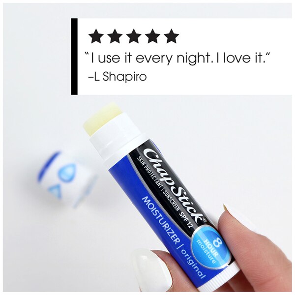 ChapStick Moisturizer Lip Balm Variety Pack, 3 0.15 OZ Sticks