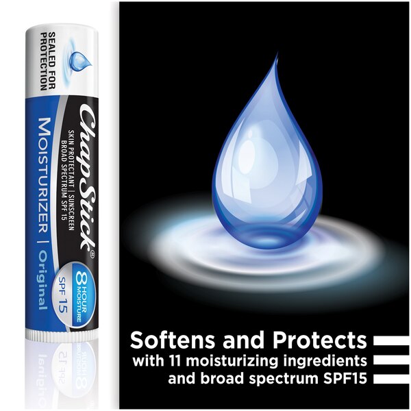 ChapStick Moisturizer Lip Balm Variety Pack, 3 0.15 OZ Sticks