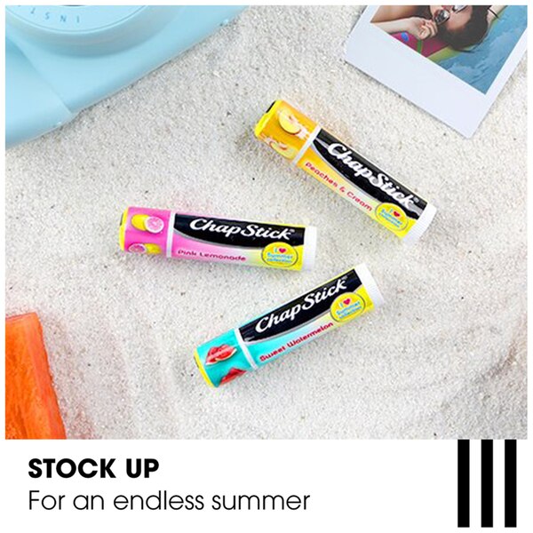 ChapStick Lip Care ''I love Summer'' Variety Pack, 3 0.15 Ounce Sticks