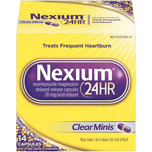 Nexium 24HR ClearMinis Heartburn Relief Capsules