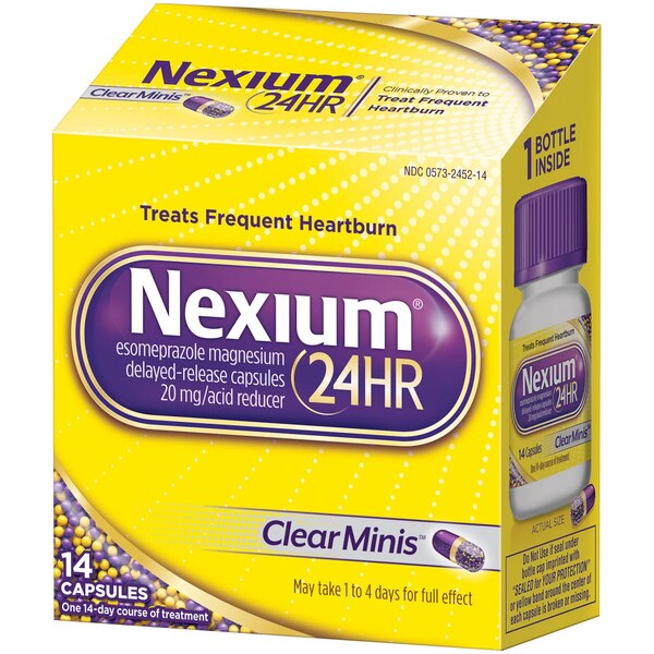 Nexium 24HR ClearMinis Heartburn Relief Capsules
