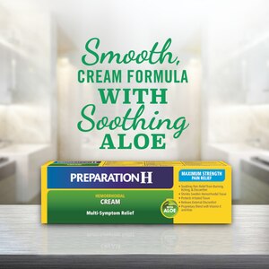 PREPARATION H Maximum Strength Multi-Symptom Hemorrhoid Cream, 0.9 Ounces - CVS Pharmacy