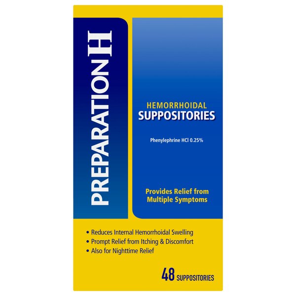 PREPARATION H Hemorrhoidal Suppositories