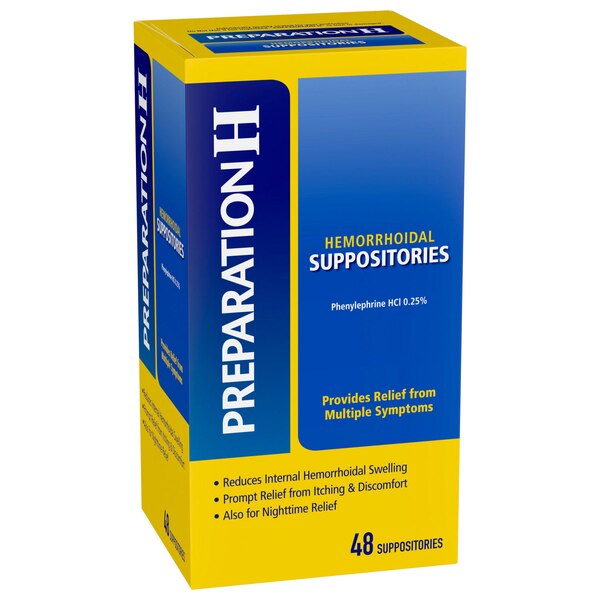 PREPARATION H Hemorrhoidal Suppositories