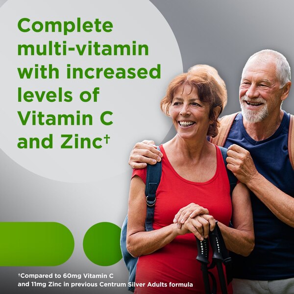 Centrum Silver Multivitamin Tablets for Adults 50+
