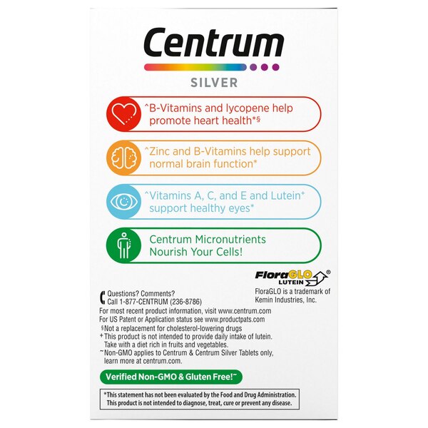 Centrum Silver Multivitamin Tablets for Adults 50+