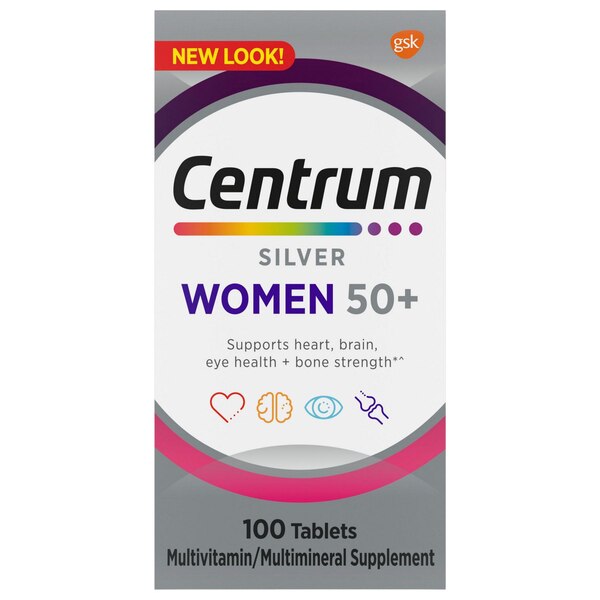 Centrum Silver Multivitamin Tablets for Women 50+