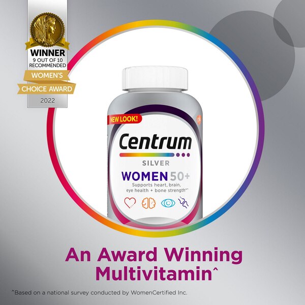 Centrum Silver Multivitamin Tablets for Women 50+