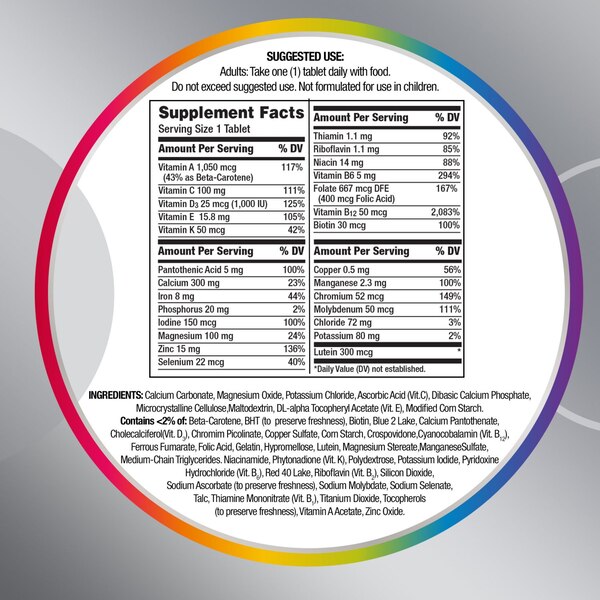 Centrum Silver Multivitamin Tablets for Women 50+