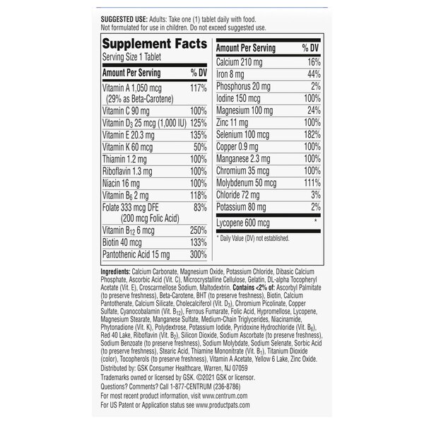 Centrum Multivitamin for Men, 120 CT