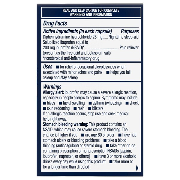 AdvilPM Liqui-Gel Minis, 40 CT 