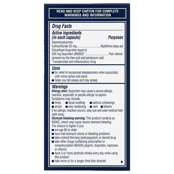AdvilPM Liqui-Gel Minis, 80 CT 