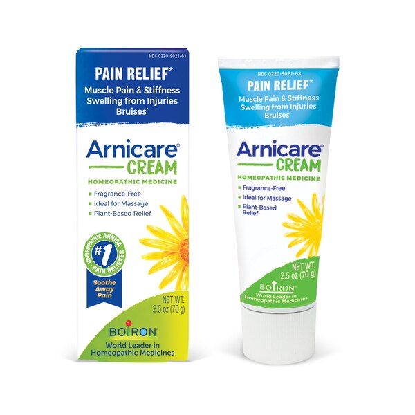 Boiron Arnicare Cream, Homeopathic Medicine for Pain Relief, 2.5 OZ
