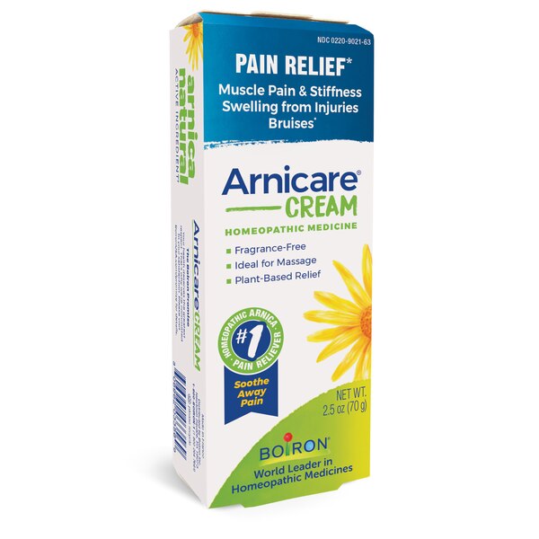 Boiron Arnicare Cream, Homeopathic Medicine for Pain Relief, 2.5 OZ