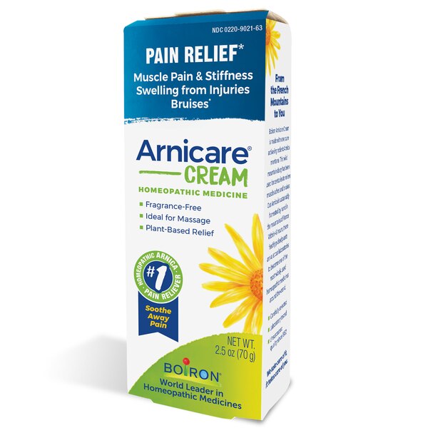Boiron Arnicare Cream, Homeopathic Medicine for Pain Relief, 2.5 OZ