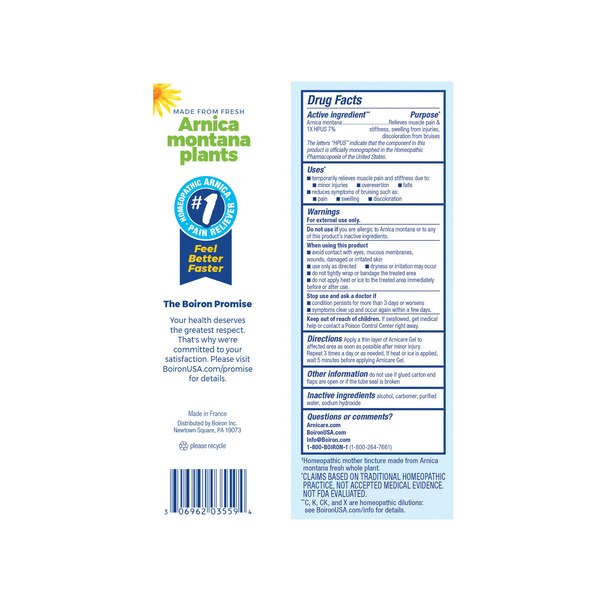 Boiron Arnicare Gel, 2.6 OZ
