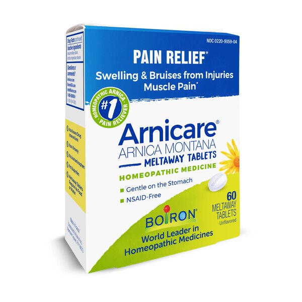Boiron Arnicare Tablets, Homeopathic Medicine for Pain Relief