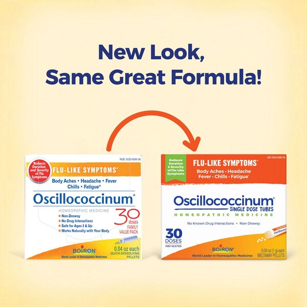 Boiron Oscillococcinum Homeopathic Medicine for Flu-Like Symptoms