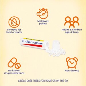 Boiron Oscillococcinum Homeopathic Medicine for Flu-Like Symptoms, 6 Count, 30 Count