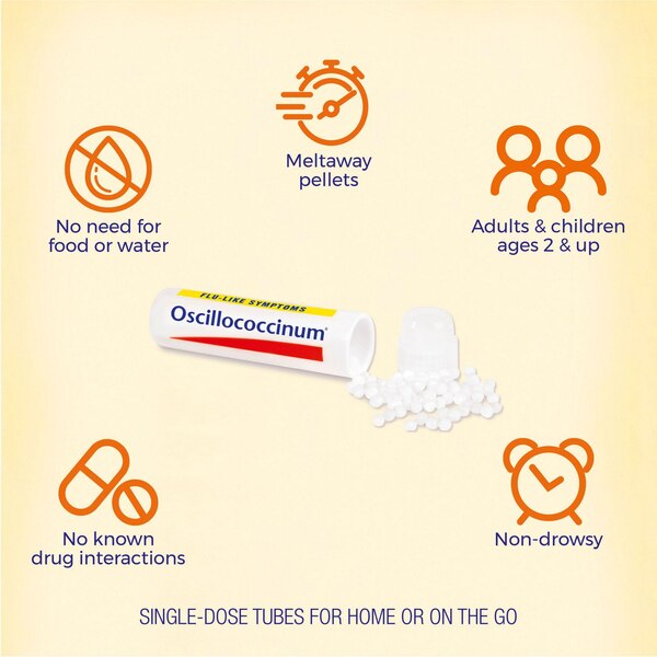 Boiron Oscillococcinum Homeopathic Medicine for Flu-Like Symptoms