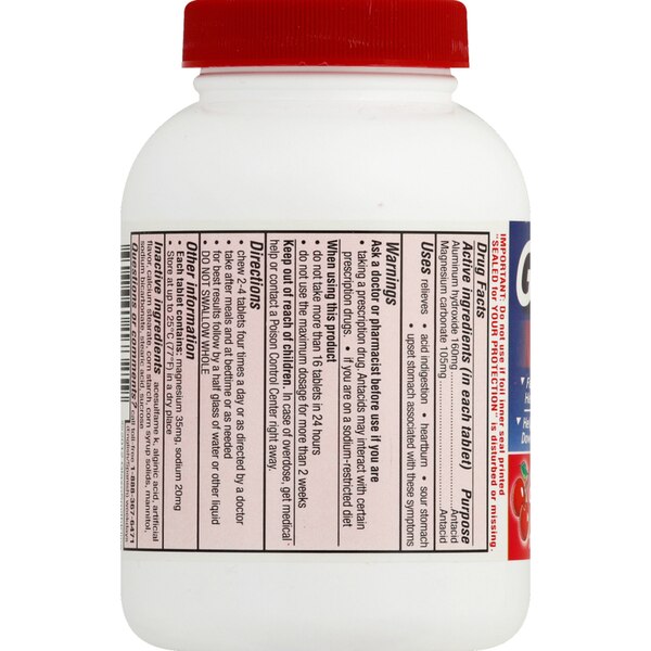 Gaviscon Extra Strength Antacid Chewable Tablets, 100 CT