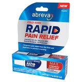 Abreva Cold Sore Rapid Pain Relief Cream Treatment, 1 CT, thumbnail image
