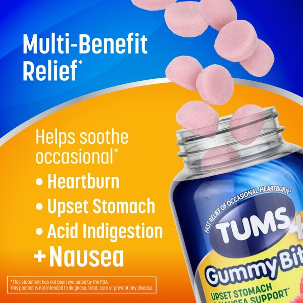 TUMS+ Upset Stomach Support, 45 CT