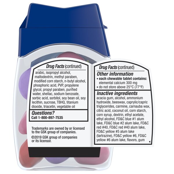 TUMS Antacid Chewy Bites Chewable Tablets