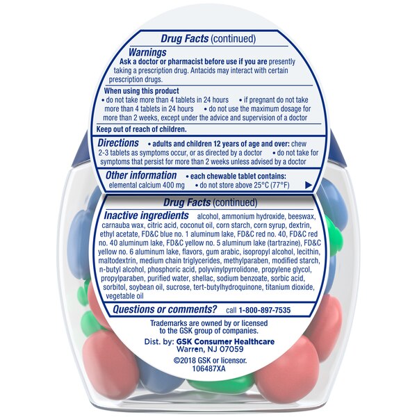 TUMS Chewy Bites with Cooling Sensation Tablets