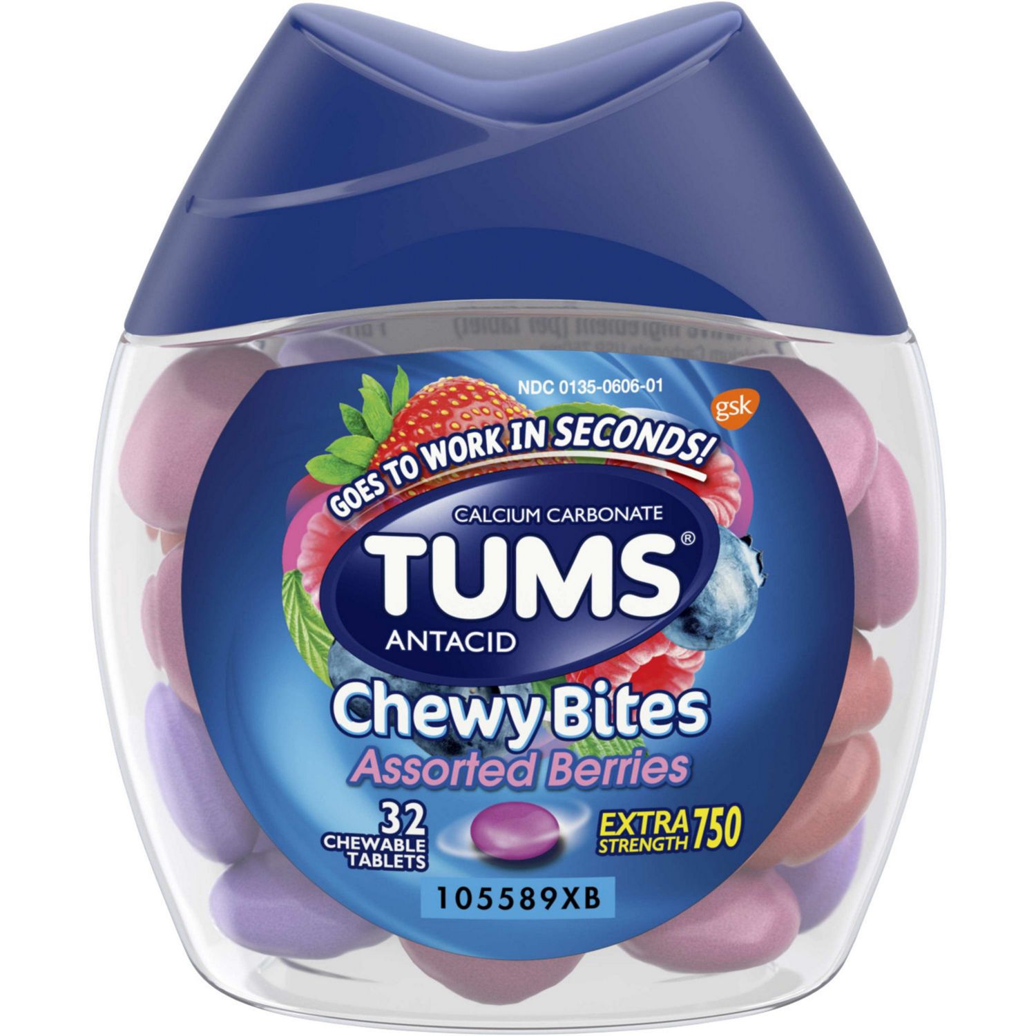 TUMS Antacid Chewy Bites Chewable Tablets