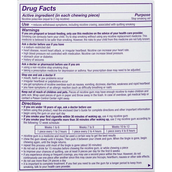 Nicorette Nicotine Gum