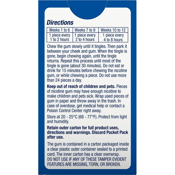 Nicorette Nicotine Gum