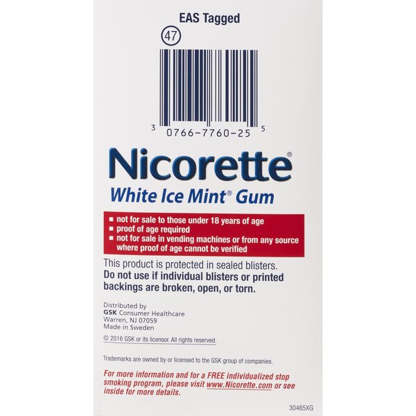 Nicorette Nicotine Gum