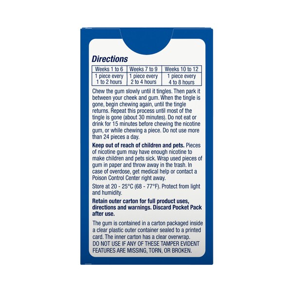Nicorette Nicotine Gum