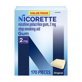 Nicorette Niotine 2mg Gum, 170 CT, thumbnail image