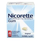Nicorette Niotine 4mg Gum, 170 CT, thumbnail image